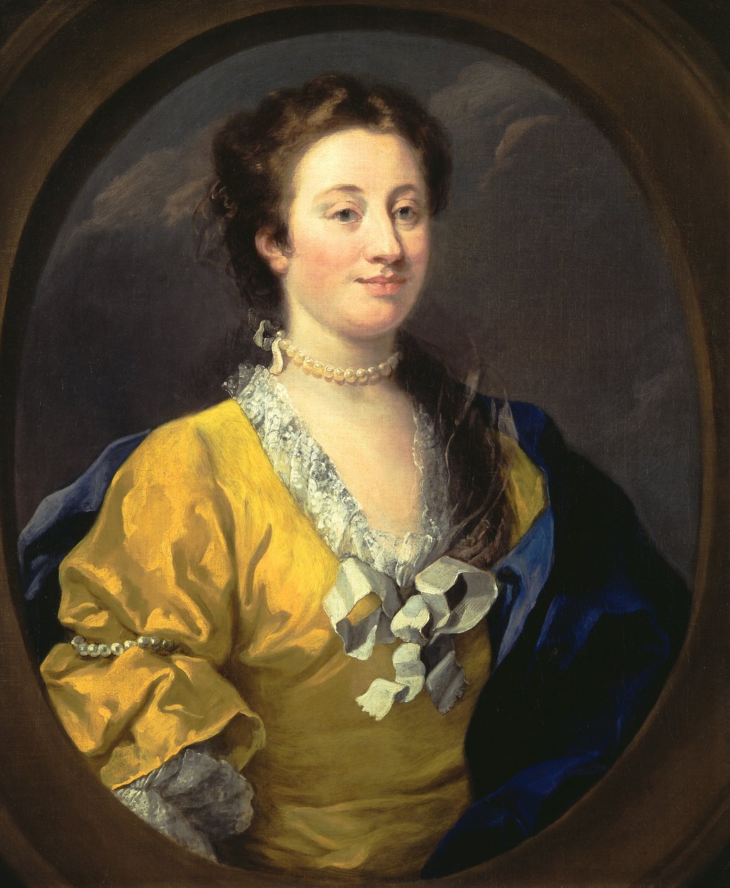 Naisen muotokuva, n. 1740 tekijältä William Hogarth