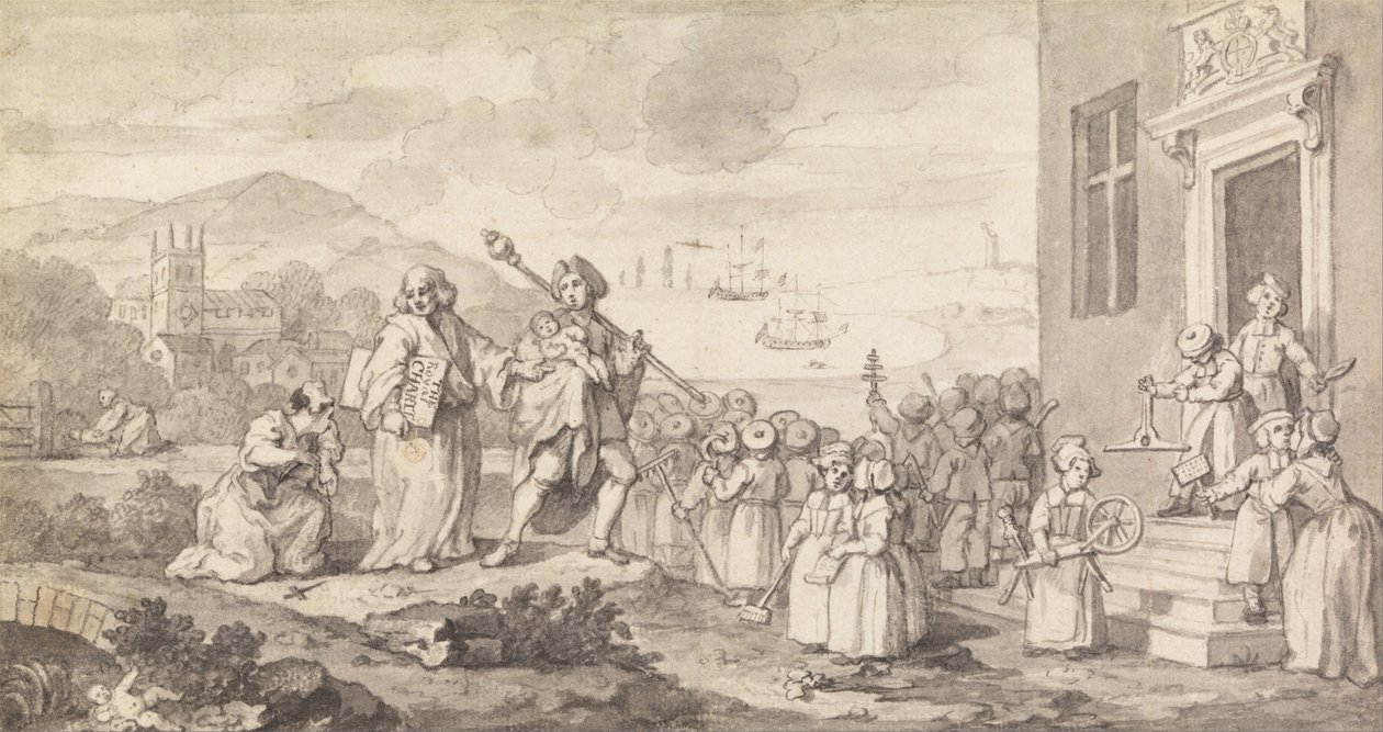 Tutkimus Foundlingsille tekijältä William Hogarth