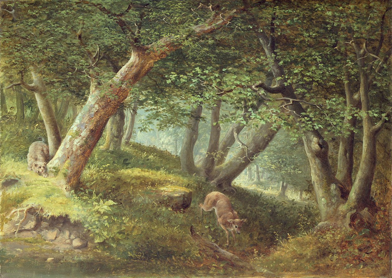 Metsässä, 1856 tekijältä William Holbrook Beard