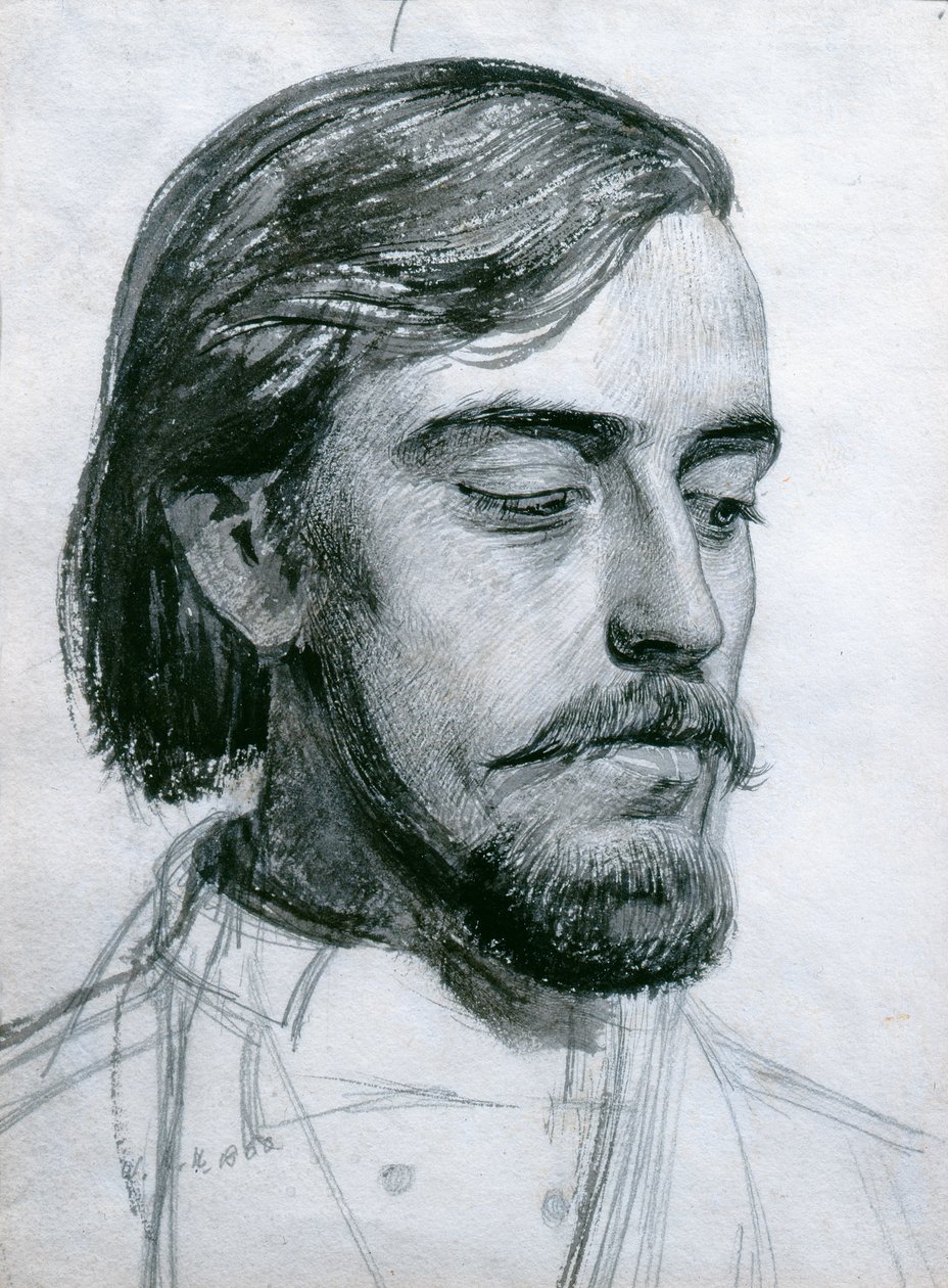 Huonekalut ja erilaiset esineet 1100- ja 1300-luvuilta tekijältä William Holman Hunt