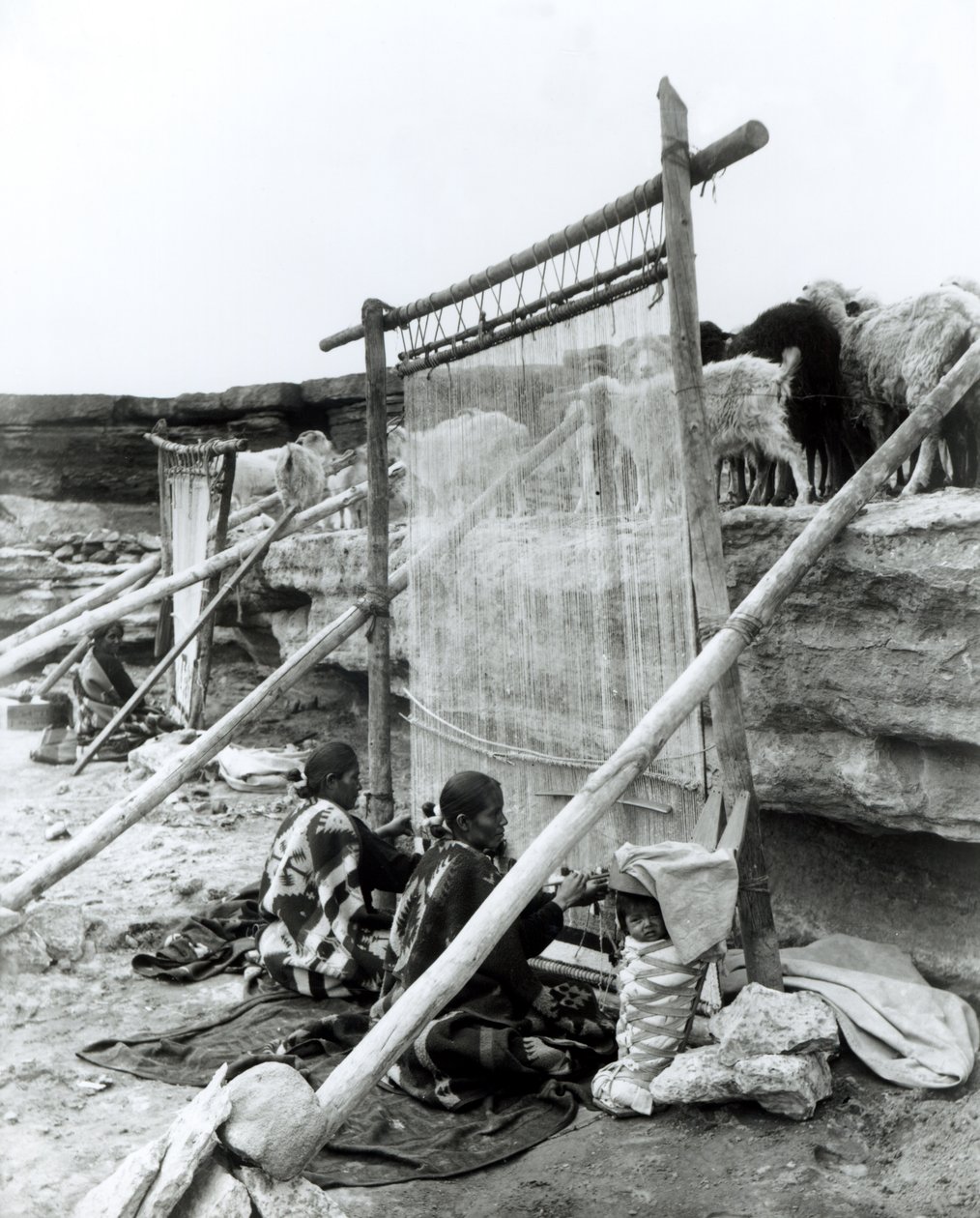 Navajo-kutojat, n. 1914 tekijältä William Carpenter