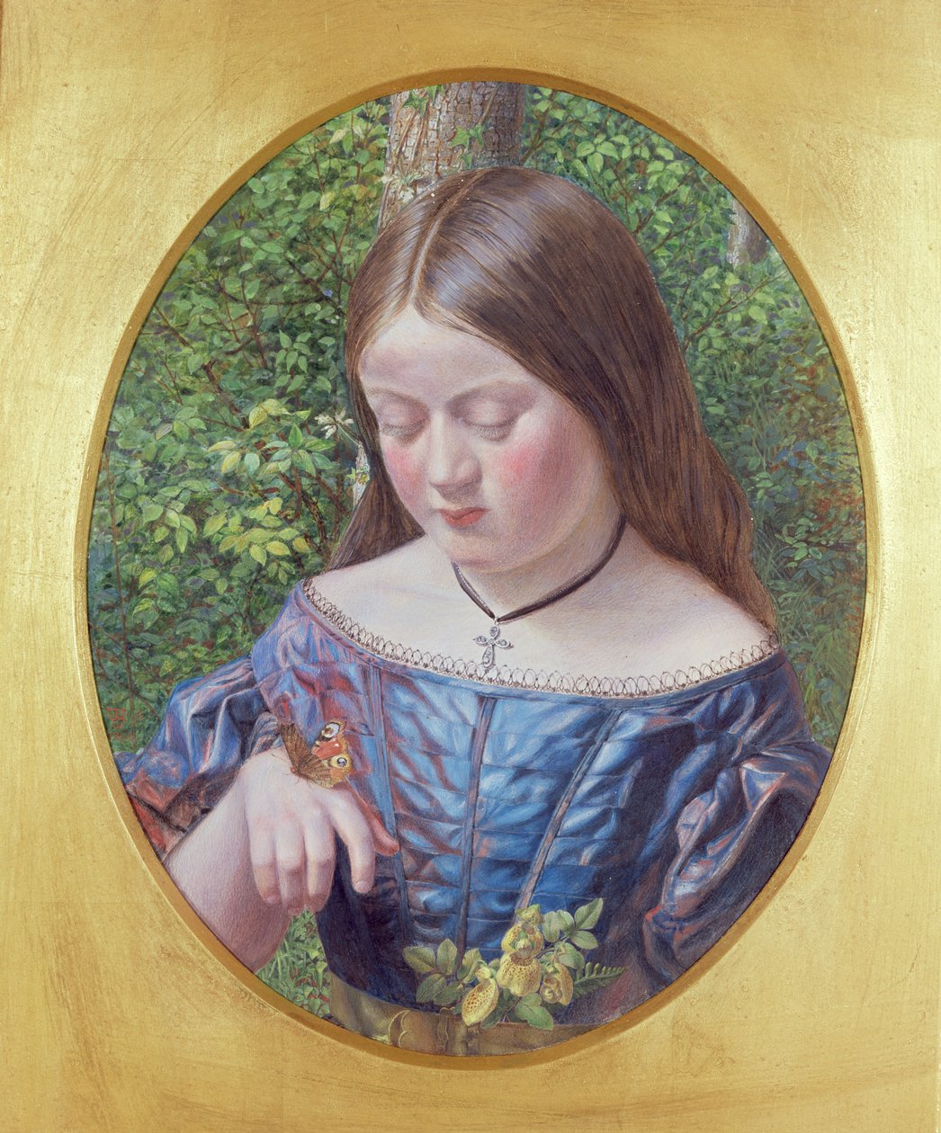 Tyttö perhonen kanssa tekijältä William J. Webbe or Webb