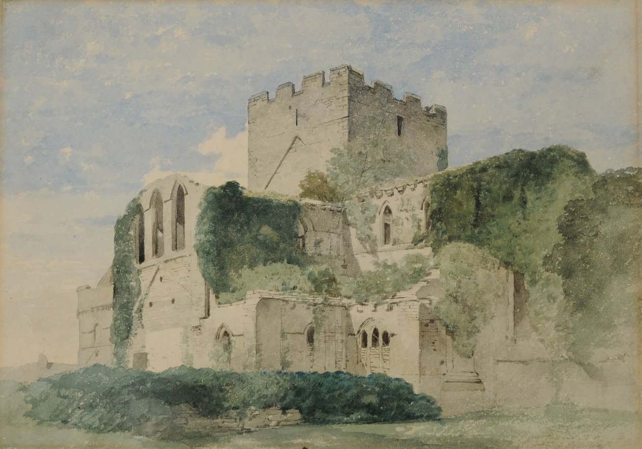 Lanercost Priory, 1850-58 (wc paperilla) tekijältä William James Blacklock