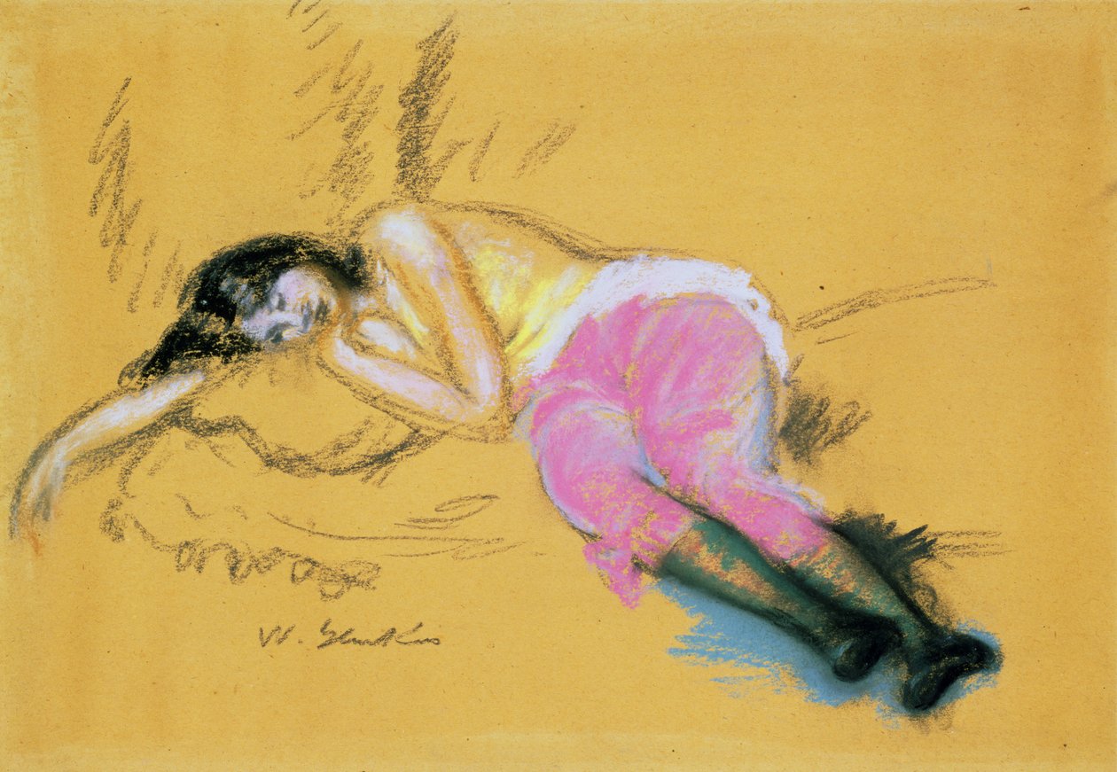 Tyttö unessa tekijältä William James Glackens
