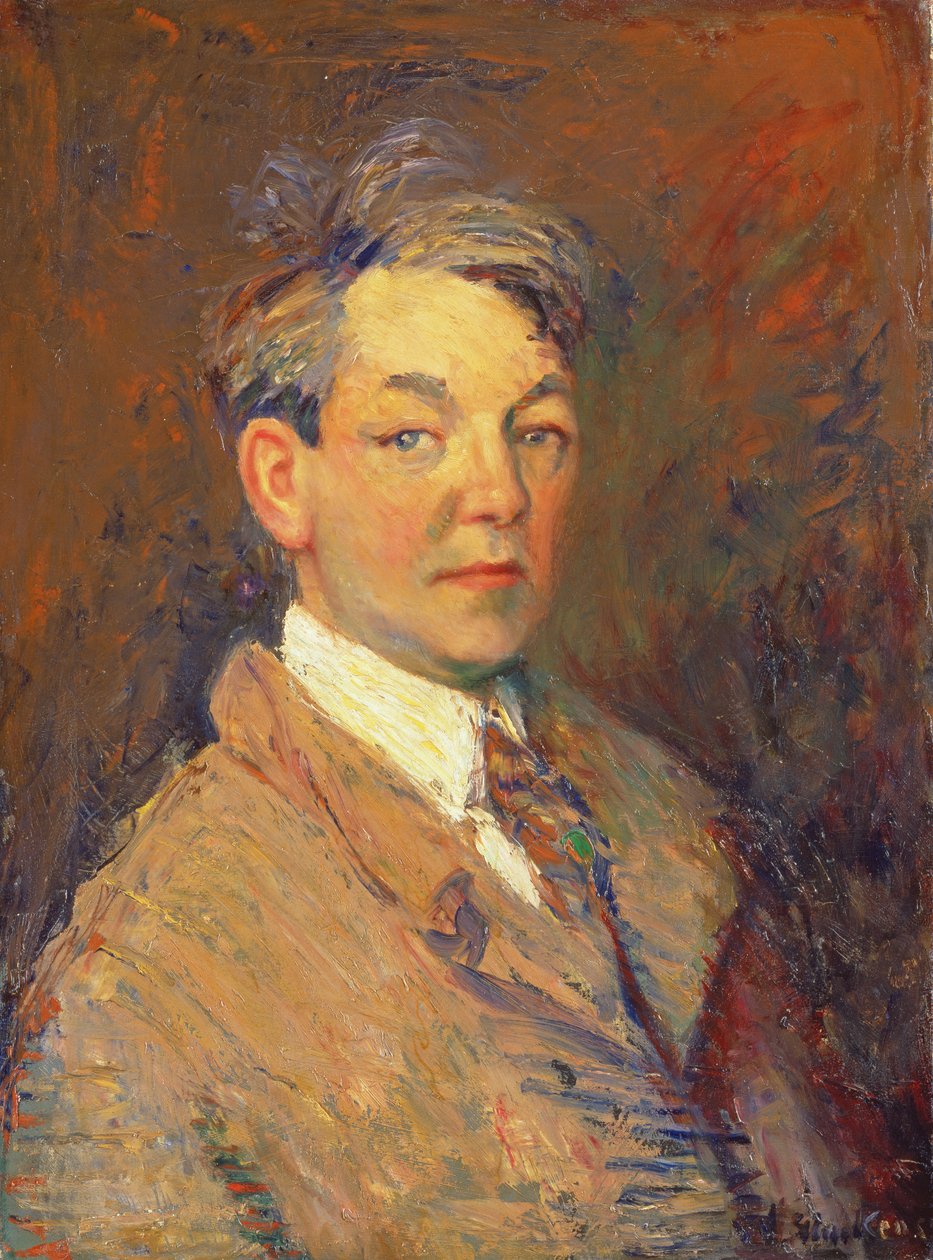 Taiteilijan muotokuva tekijältä William James Glackens