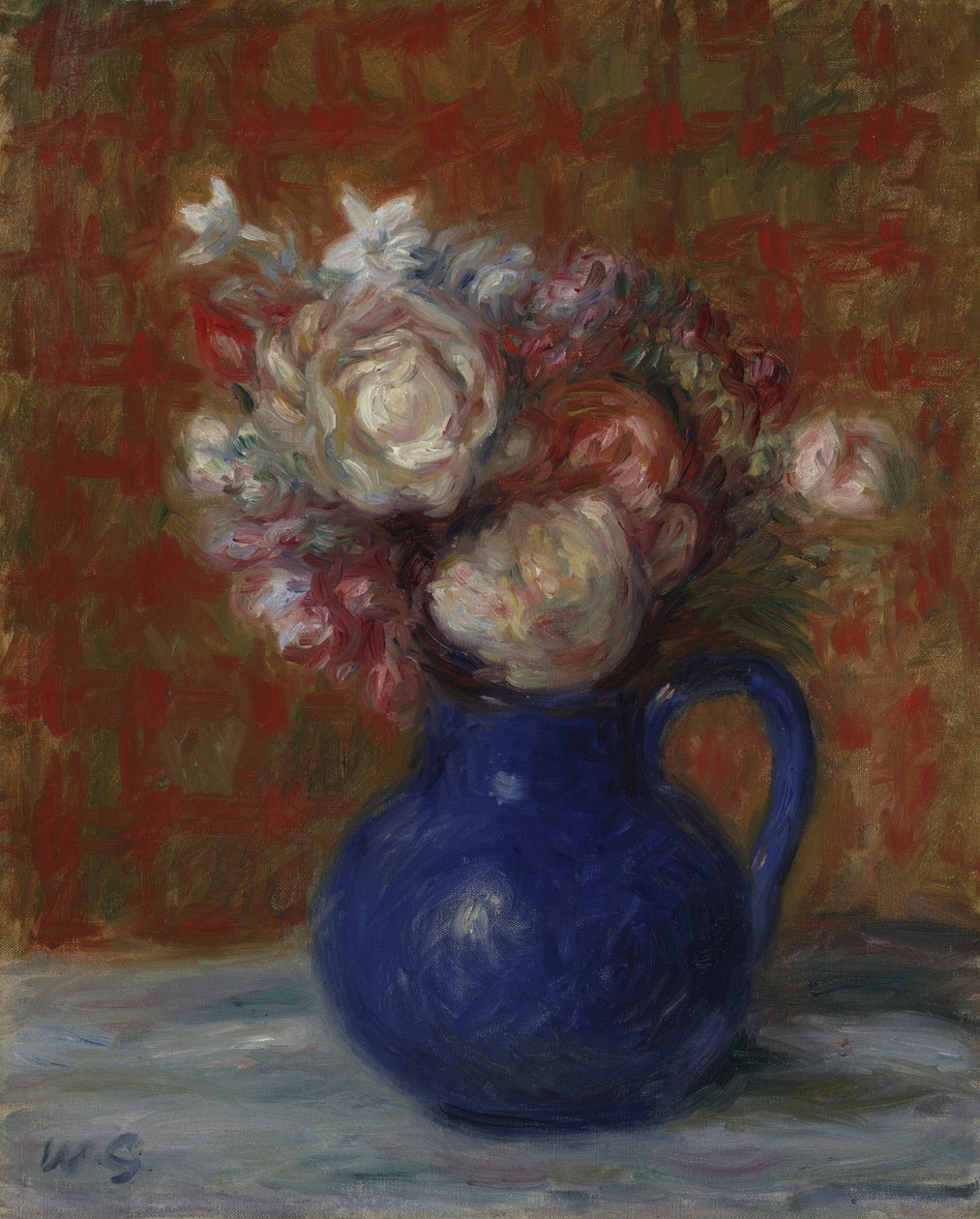 Asetelma "French Bouquet", 1927 tekijältä William James Glackens