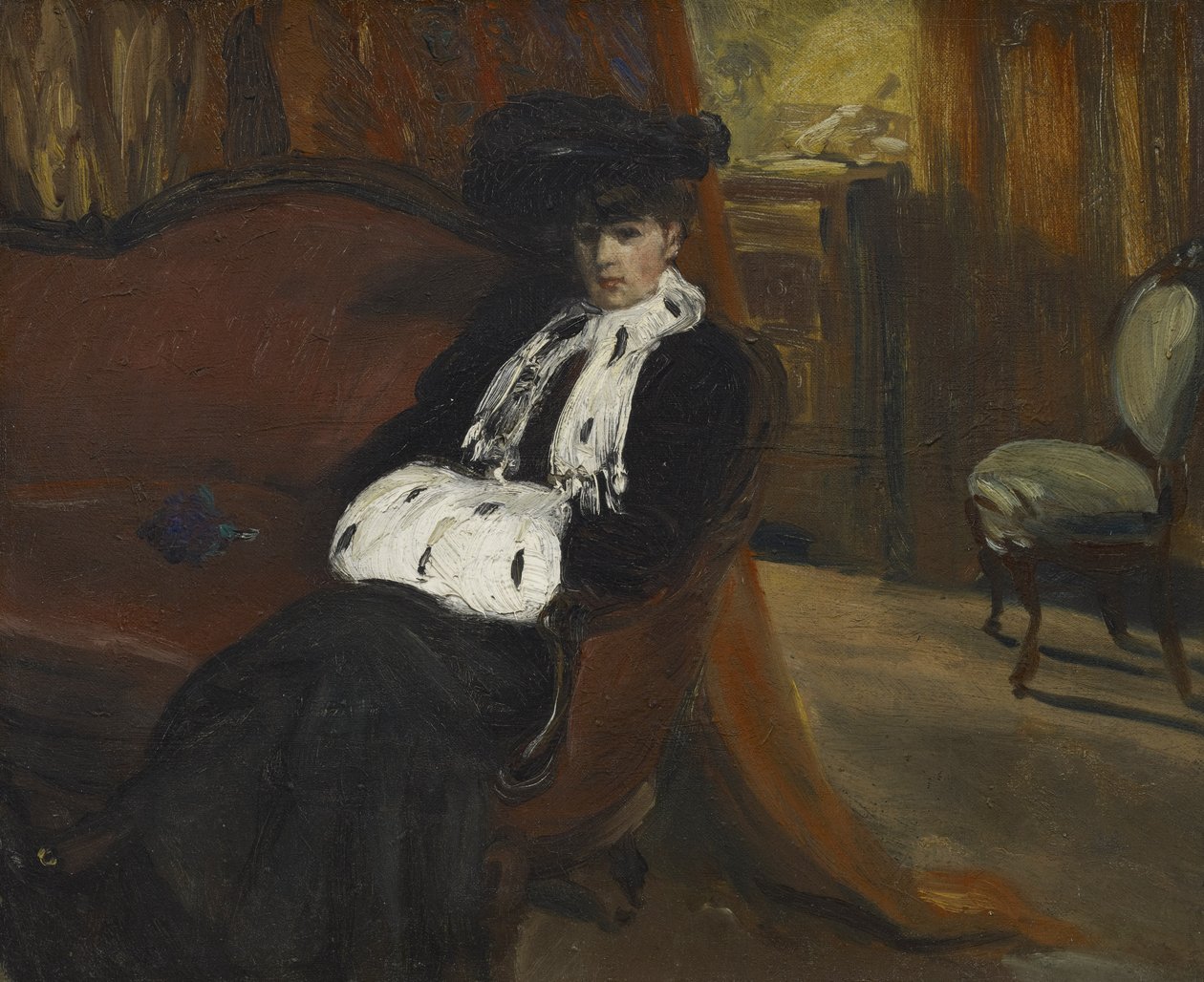 Ermine Muff, n. 1903 tekijältä William James Glackens