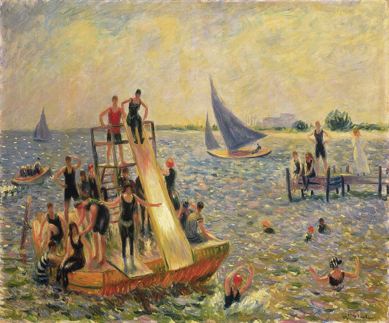 Float tai Lautta tekijältä William James Glackens