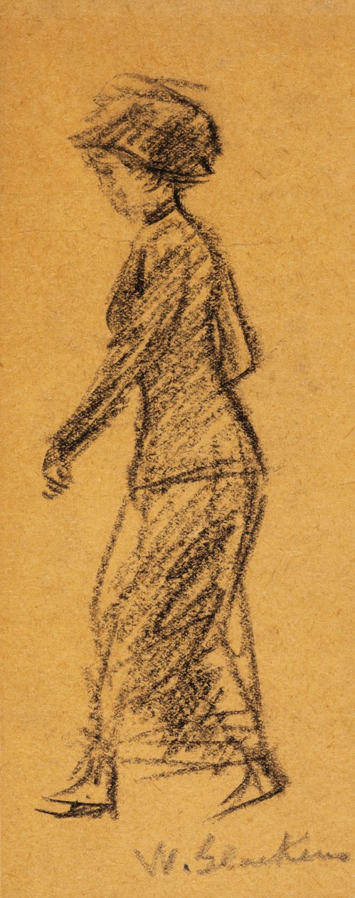 Nainen Kävelemässä tekijältä William James Glackens