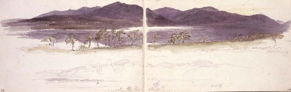 Auringonlasku Wordsworths Seatista, Brantwoodista tekijältä William James Linton
