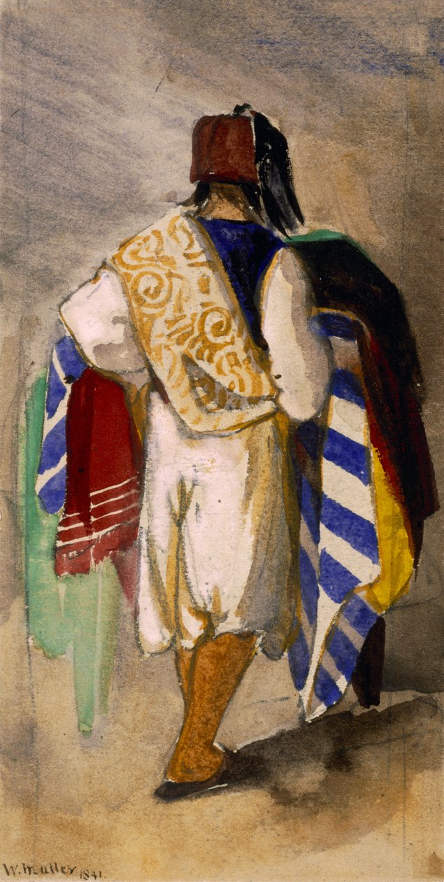 Turkkilainen mattomyyjä, 1841 tekijältä William James Muller