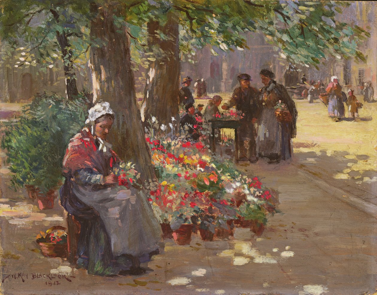 Kukkamyyjä, 1912 tekijältä William Kay Blacklock