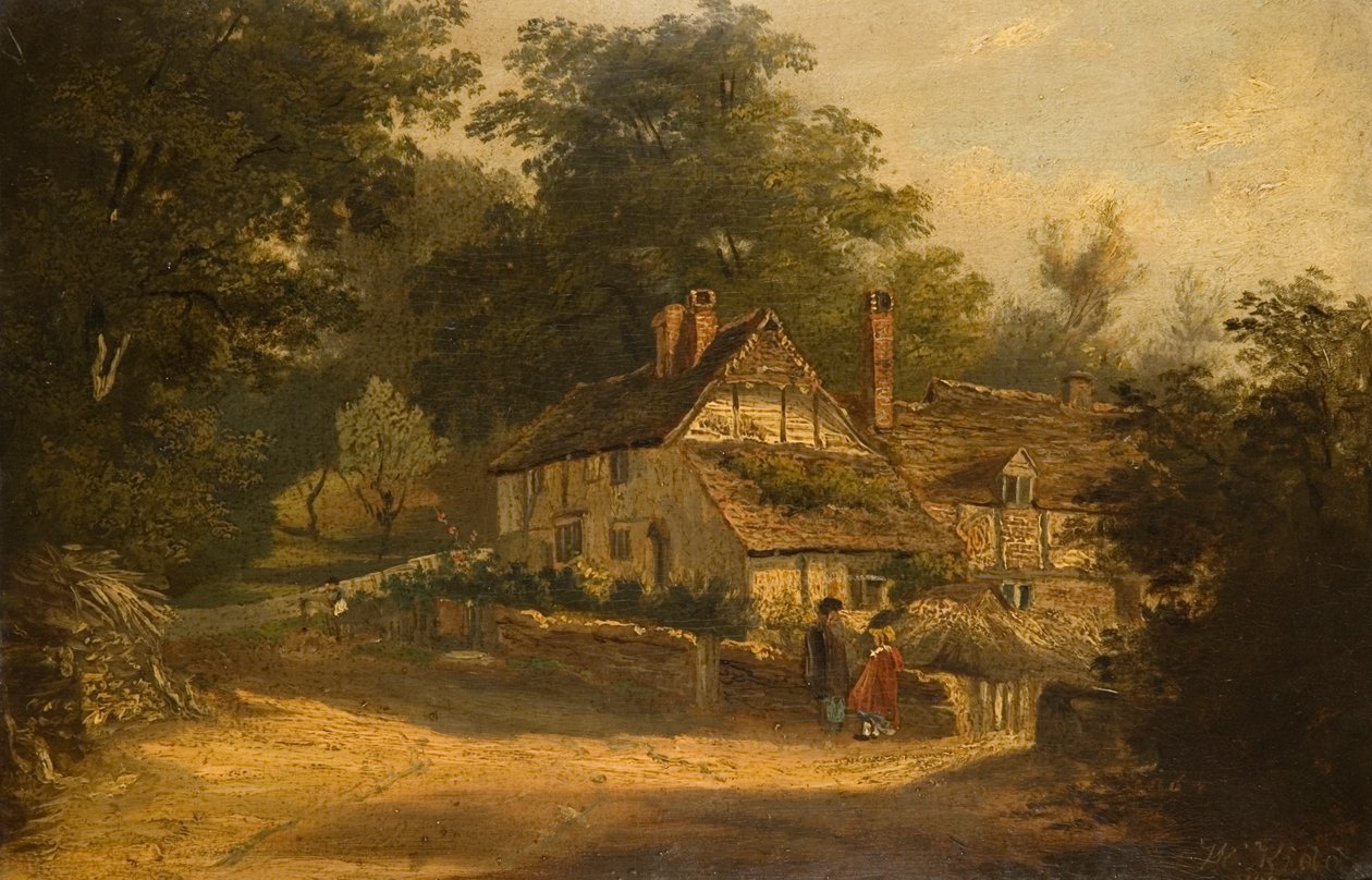 Vanhat mökit Petersfieldissä, 1820 tekijältä William Kidd