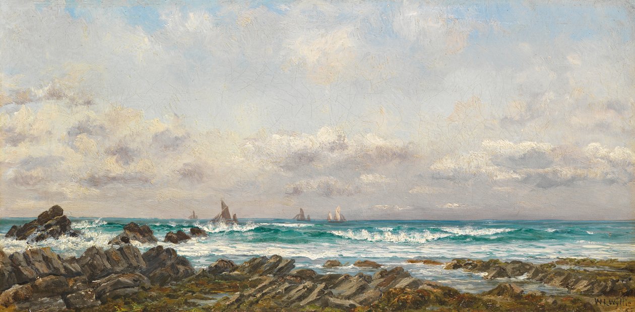 Veneitä merellä, 1885 tekijältä William Lionel Wyllie