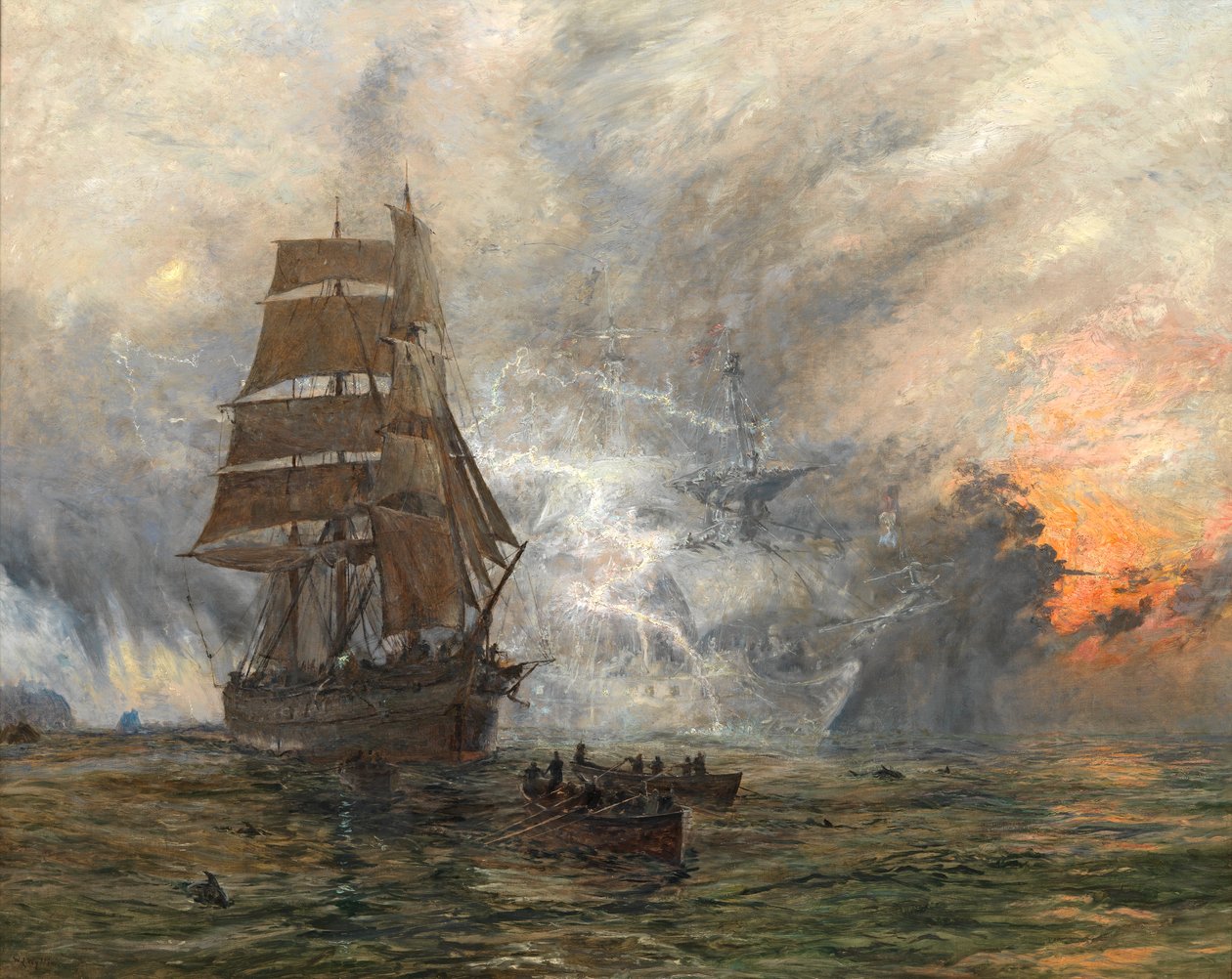 The Phantom Ship, noin 1889 tekijältä William Lionel Wyllie