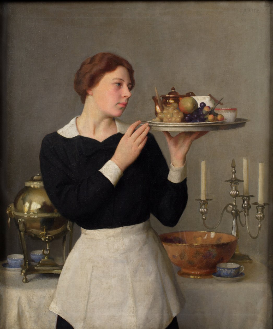 Tarjoilija, 1923 tekijältä William McGregor Paxton
