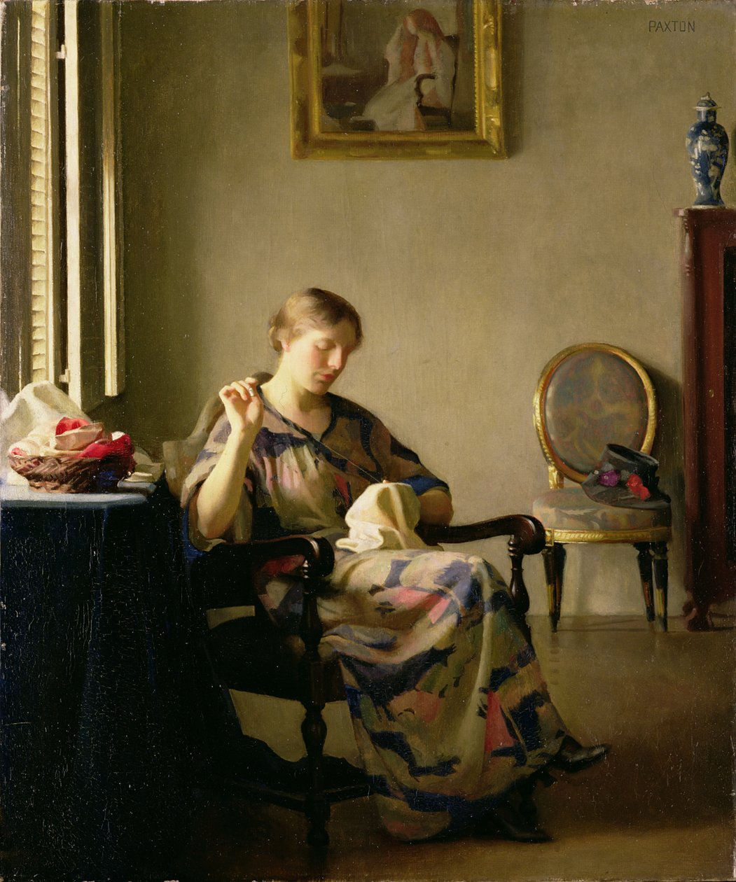 Huonekalut ja erilaiset esineet 1100- ja 1300-luvuilta tekijältä William McGregor Paxton