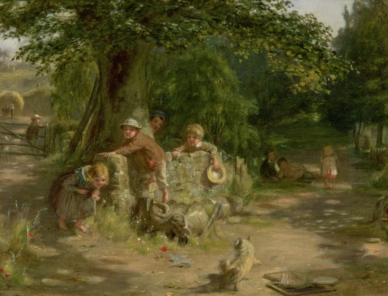 Leikkitoverit, 1867 tekijältä William McTaggart