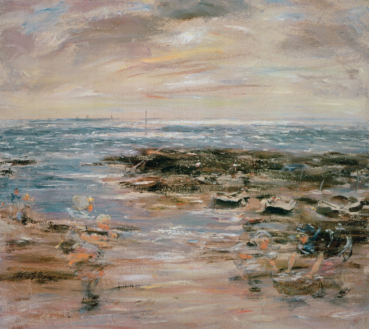 Huonekalut ja erilaiset esineet 1100- ja 1300-luvuilta tekijältä William McTaggart