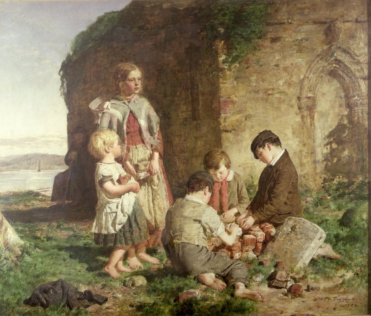 Menneisyys ja nykyisyys, 1860 tekijältä William McTaggart