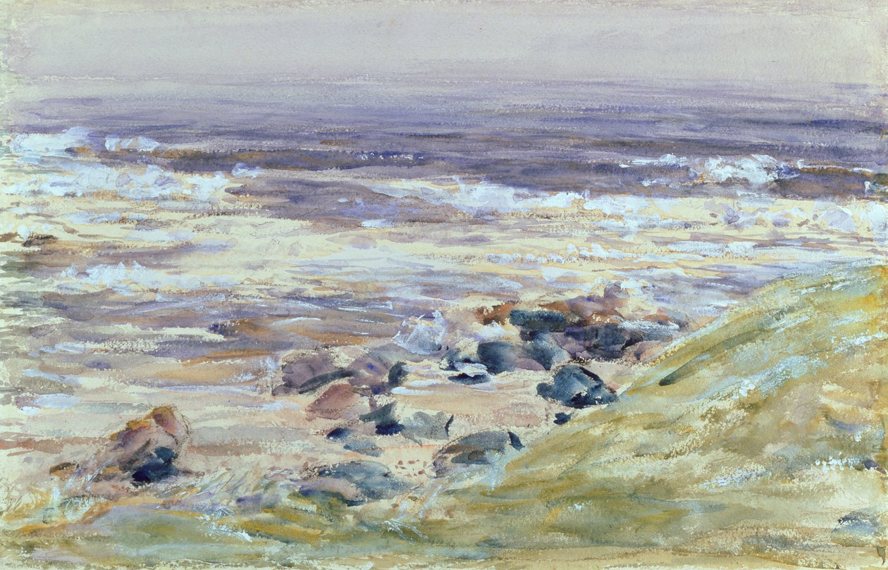Kun St. Columba laskeutui, 1904 (wc paperilla) tekijältä William McTaggart