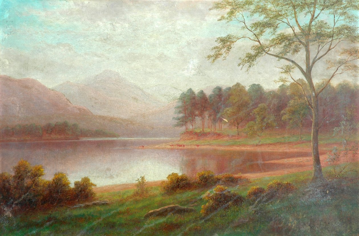 Browmill Point, Derwentwater, Cumberland tekijältä William Mellor