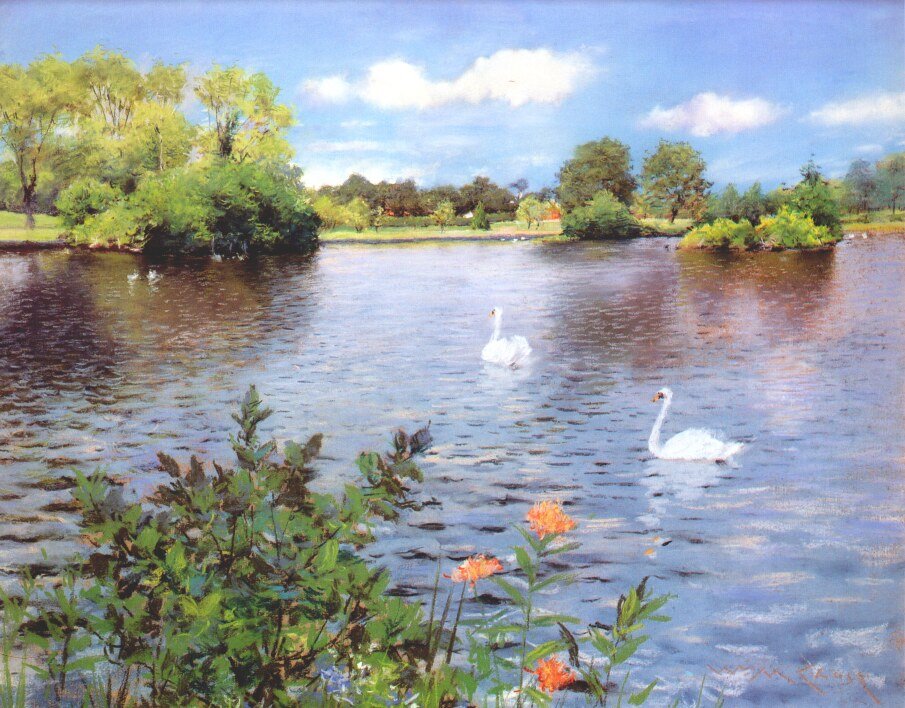 Long Island Laken tekijältä William Merritt Chase