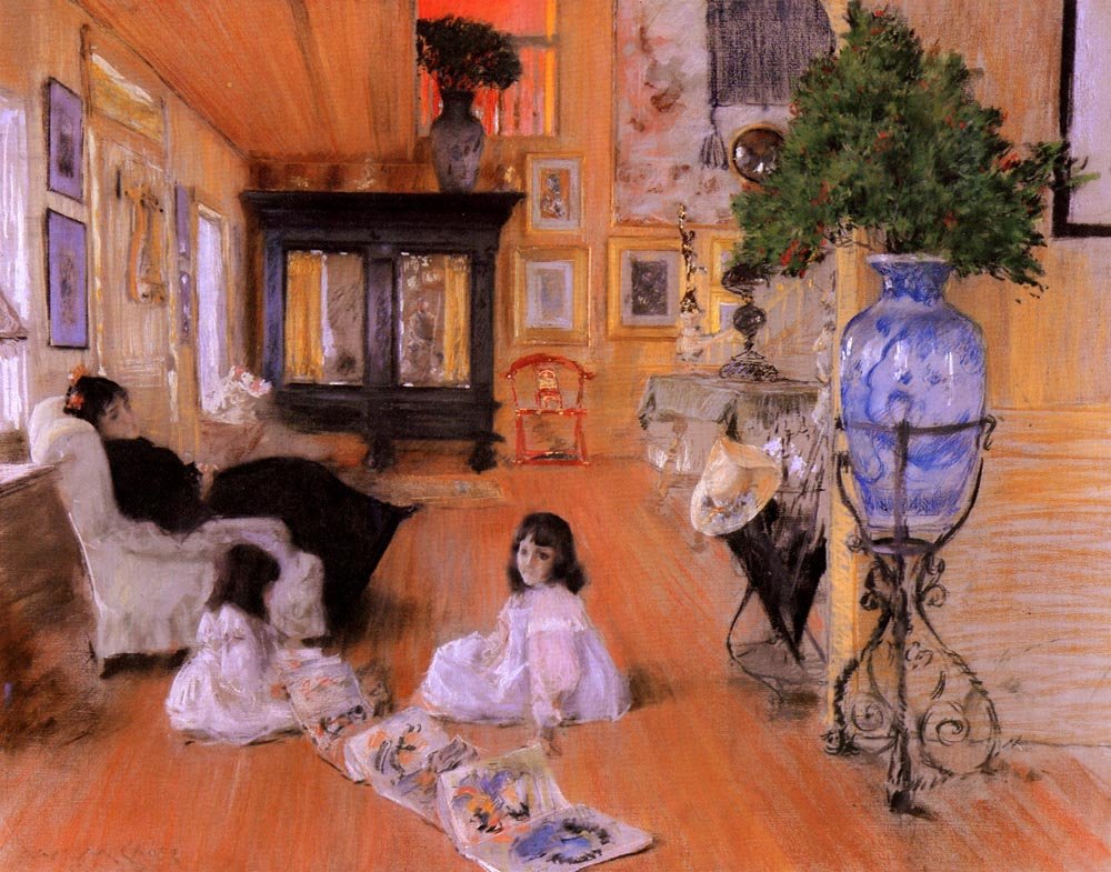 Hall Shinnecocknissa tekijältä William Merritt Chase