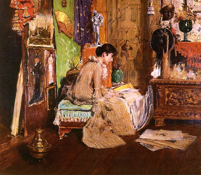 Studio Cornerissa tekijältä William Merritt Chase