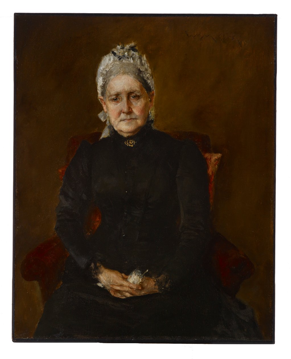 Äitini muotokuva (Sarah Swaim Chase) tekijältä William Merritt Chase