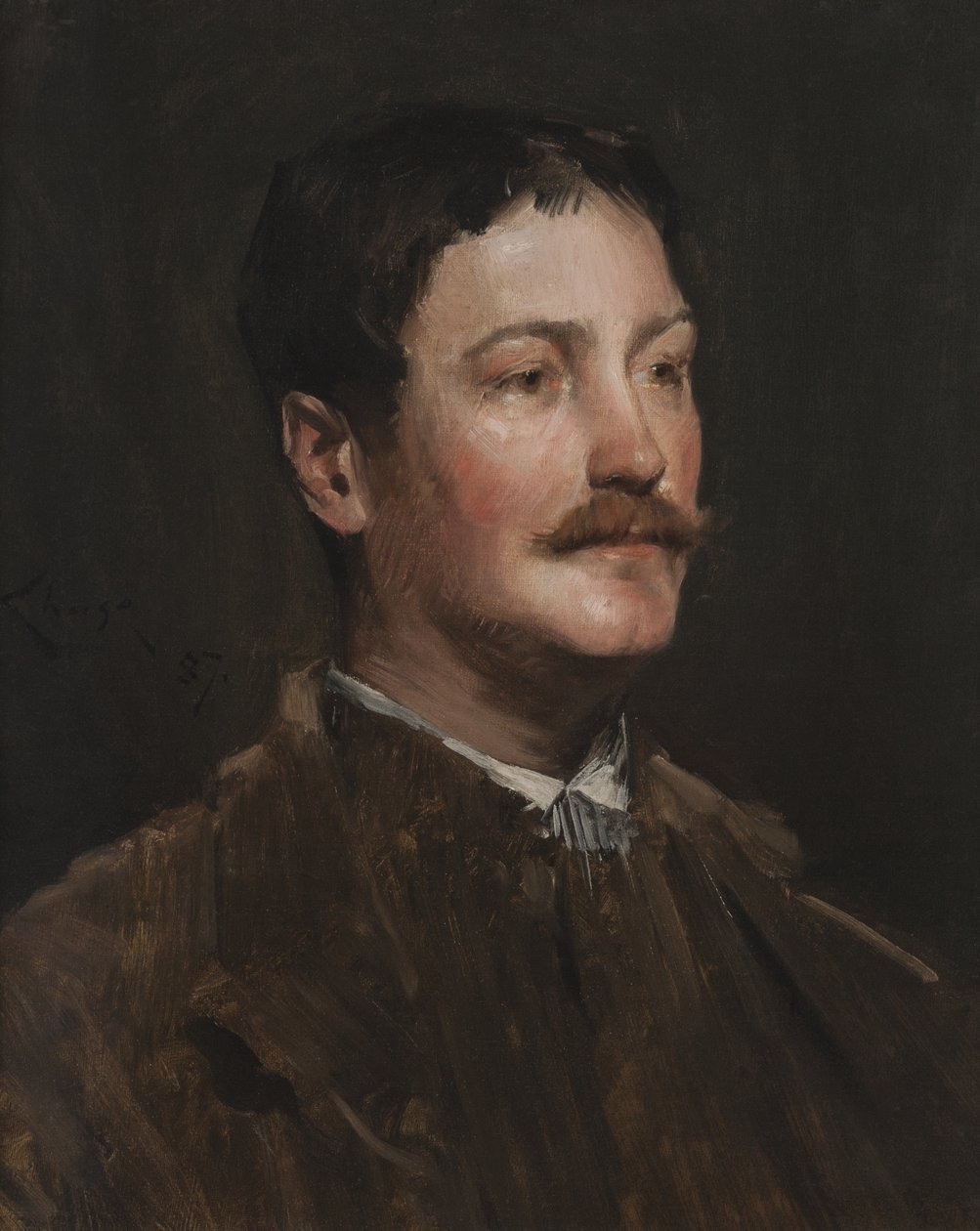 Thomas Wilmer Dewingin muotokuva tekijältä William Merritt Chase