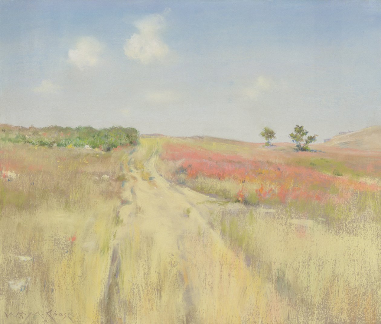 Shinnecock Hills (pastelli) tekijältä William Merritt Chase