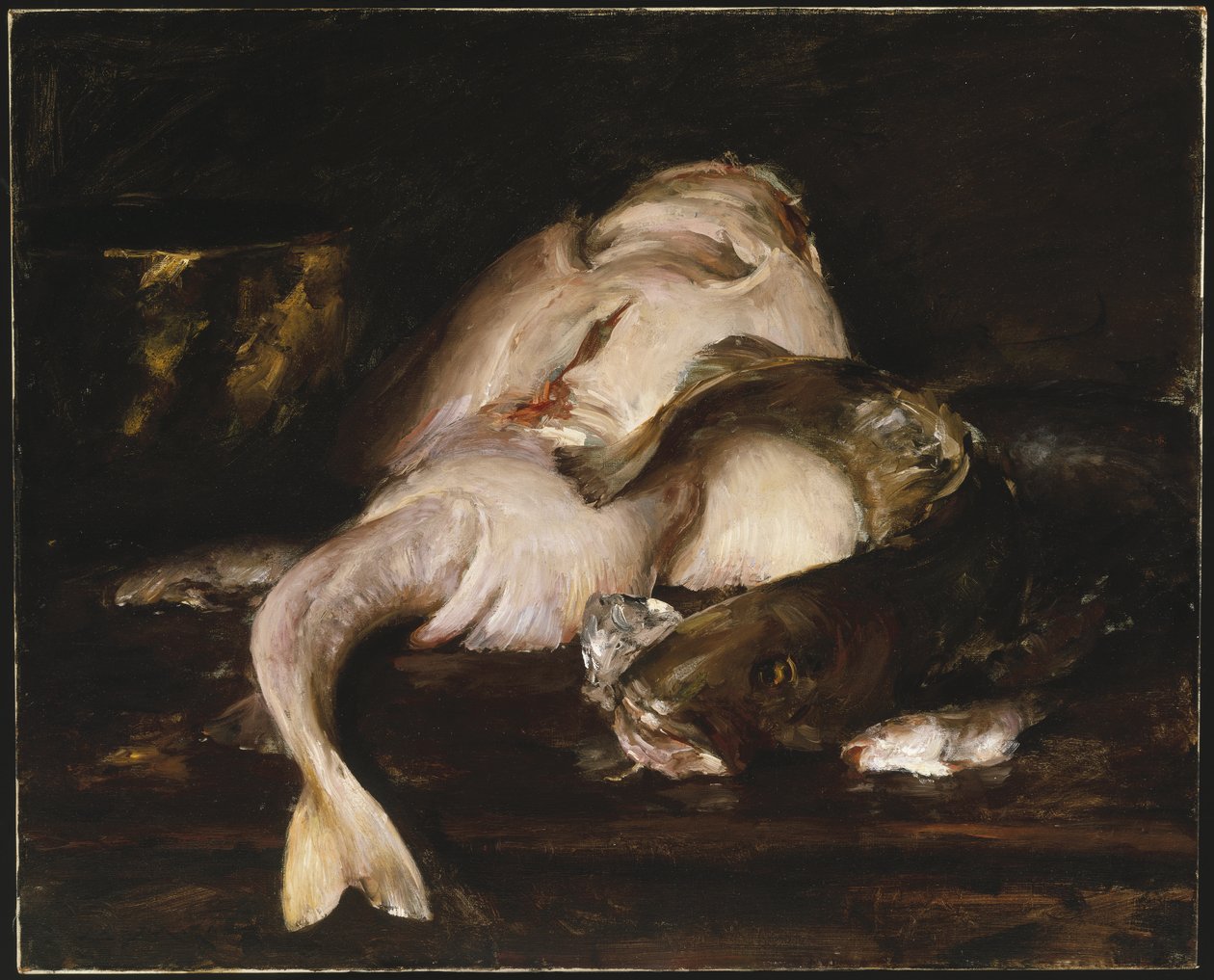 Asetelma, Kala, 1912 tekijältä William Merritt Chase
