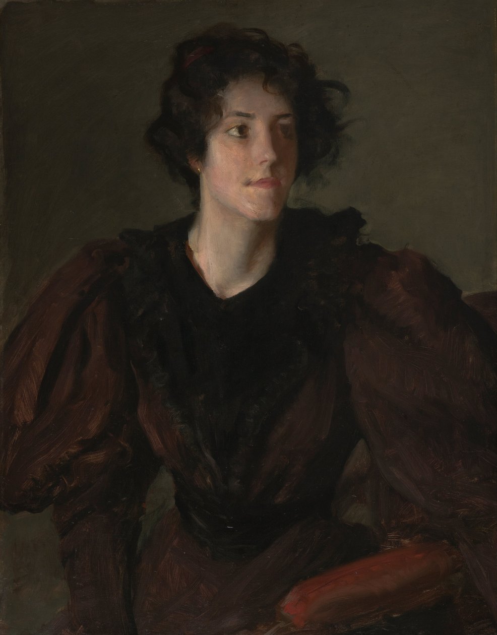 Nuoren naisen tutkimus tekijältä William Merritt Chase