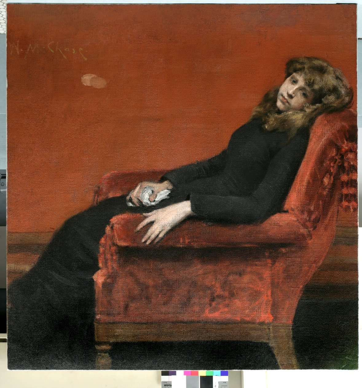 Huonekalut ja erilaiset esineet 1100- ja 1300-luvuilta tekijältä William Merritt Chase