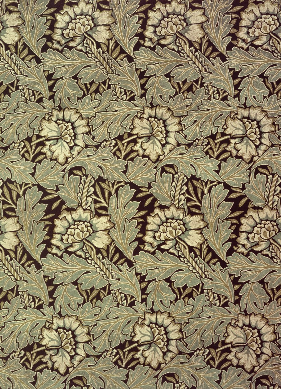"Anemone" design (tekstiili) tekijältä William Morris