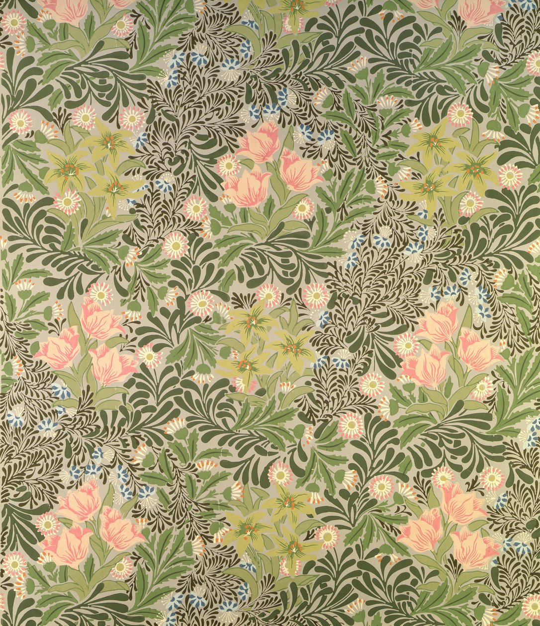 "Bower" -design (tekstiili) tekijältä William Morris