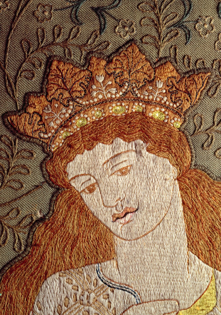 Kuvitus Geoffrey Chaucerin teoksesta "Legend of Good Women" n. 1875 (kuvakudos) tekijältä William Morris