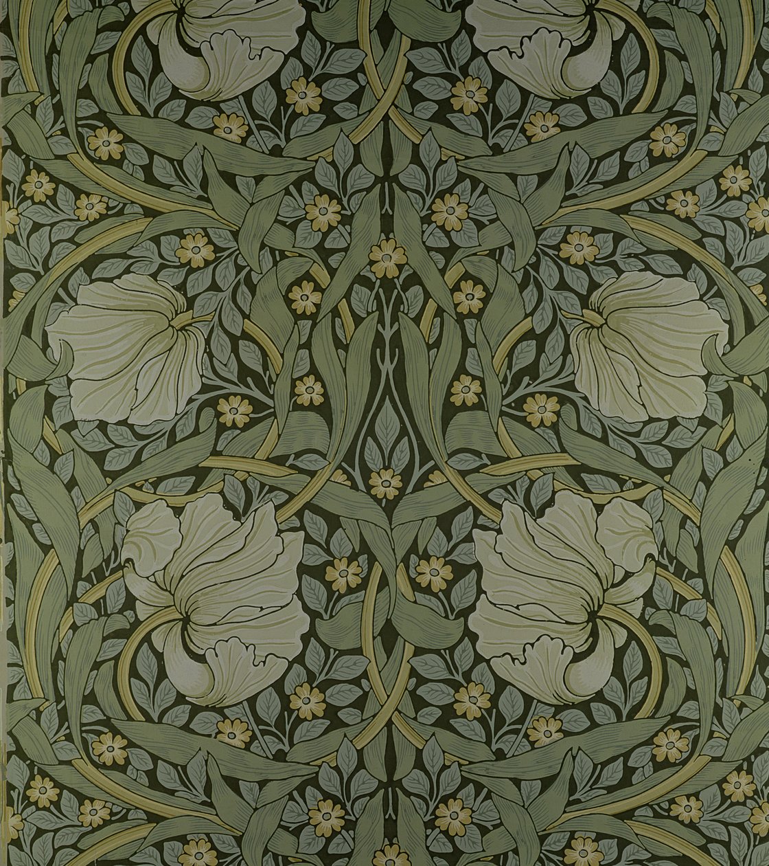 "Pimpernel" tapettisuunnittelu, 1876 tekijältä William Morris