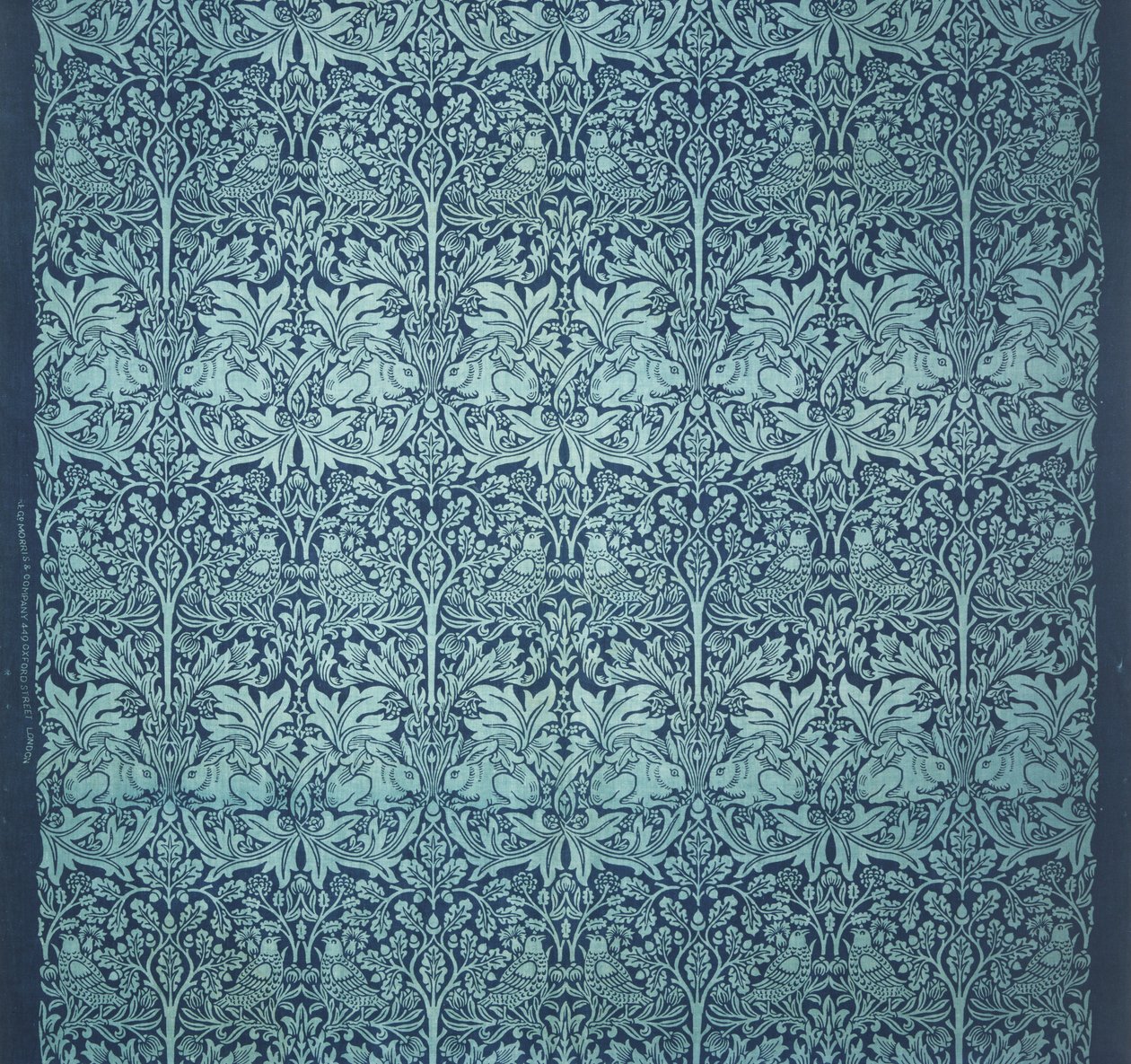 Painettu tekstiili - Brer Rabbit tekijältä William Morris