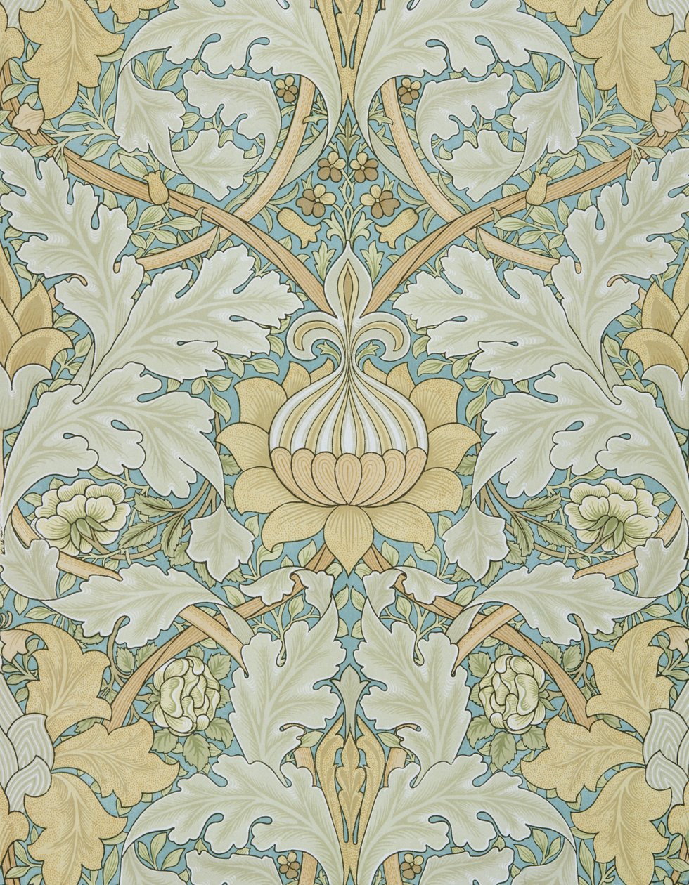St Jamesin tapetti, suunnittelu St. Jamesin palatsille, 1881, valmistaja Morris and Co. Aymer Vallance "The Art of William Morris" -pubille. 1897 tekijältä William Morris