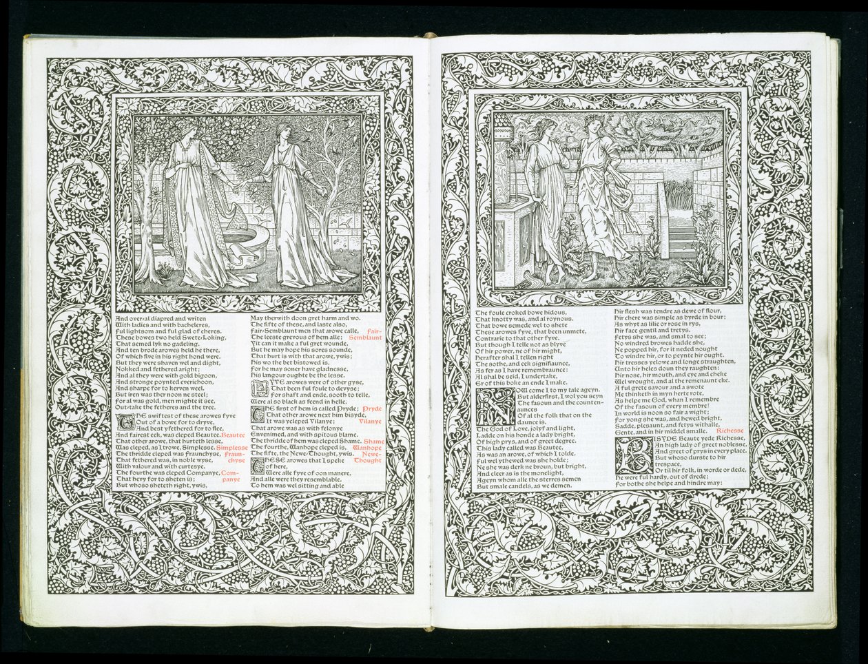 Kelmscott Chaucer, Kelmscott Pressin vuonna 1896 julkaisema "Kelmscott Chaucer". tekijältä William Morris