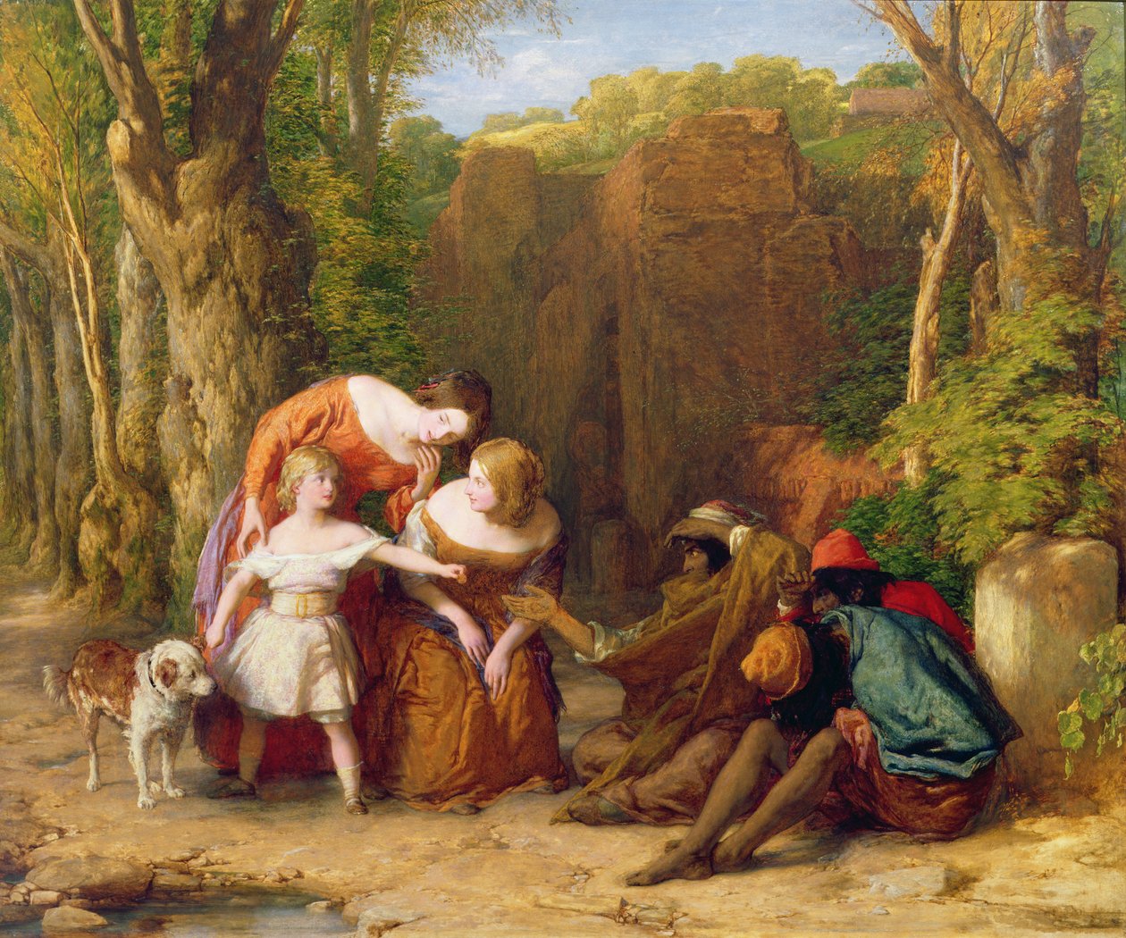Huonekalut ja erilaiset esineet 1100- ja 1300-luvuilta tekijältä William Mulready