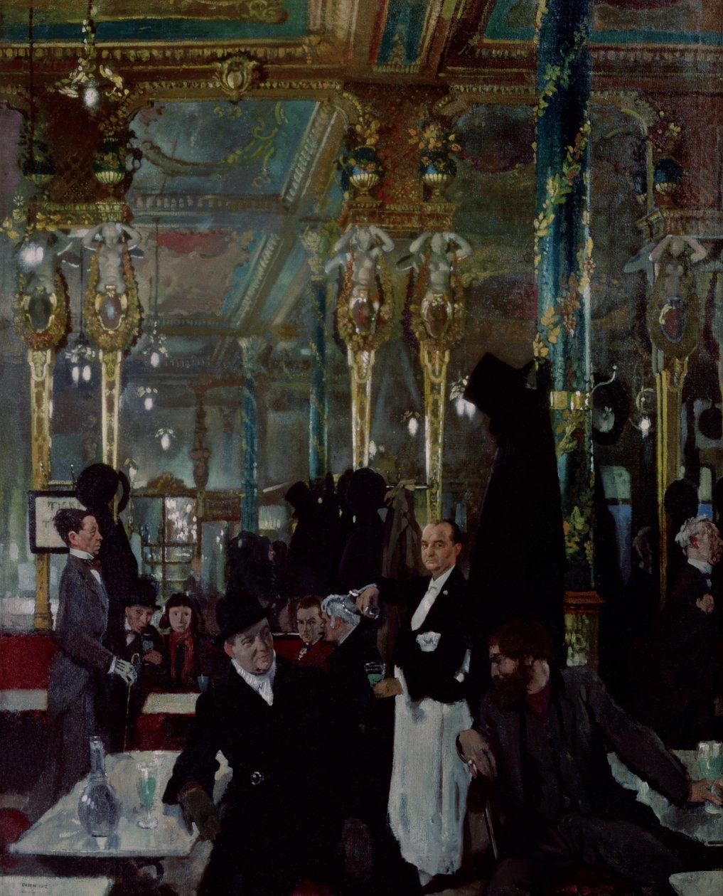 Cafe Royal, Lontoo, 1912 tekijältä William Orpen