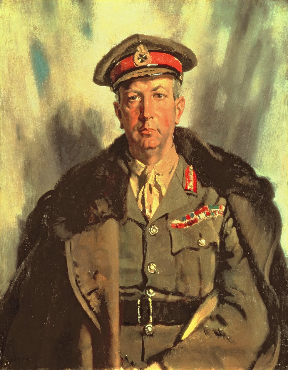 Kenraaliluutnantti Sir A.W. Currie (1875-1933) n. 1918 tekijältä William Orpen