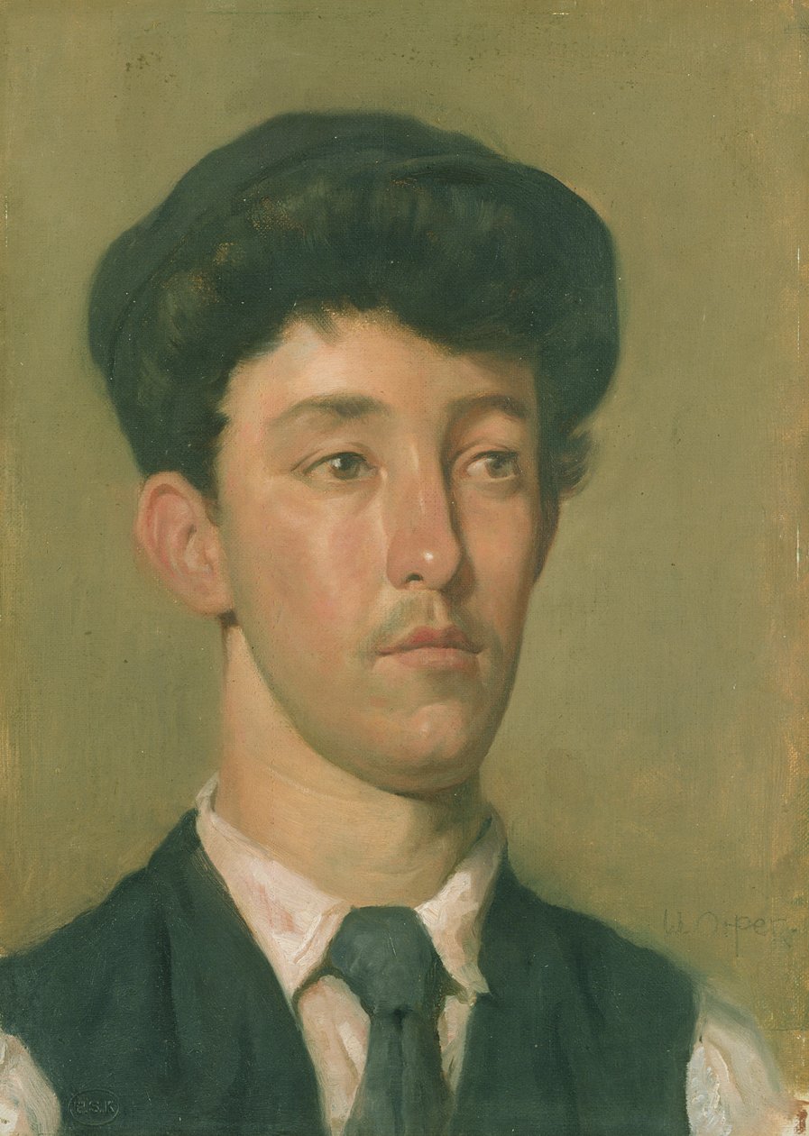 Nuorukaisen muotokuva (öljy kankaalle ja laudalle) tekijältä William Orpen