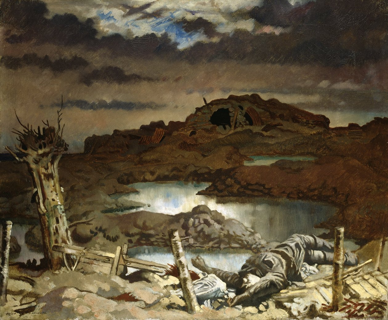 Zonnebeke tekijältä William Orpen