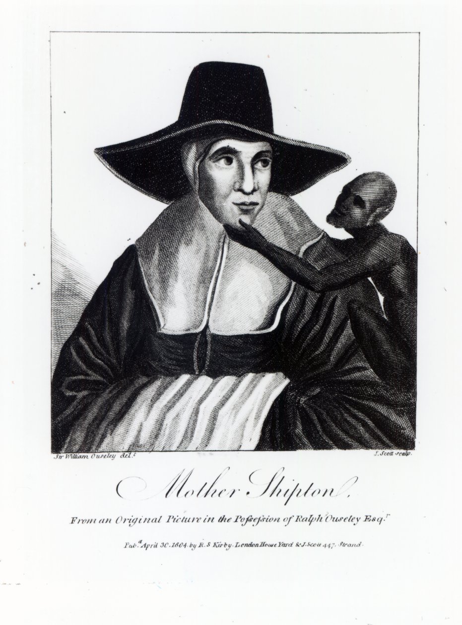 Äiti Shipton, kaiverrus John Scott, 1804 tekijältä William Gore Ouseley