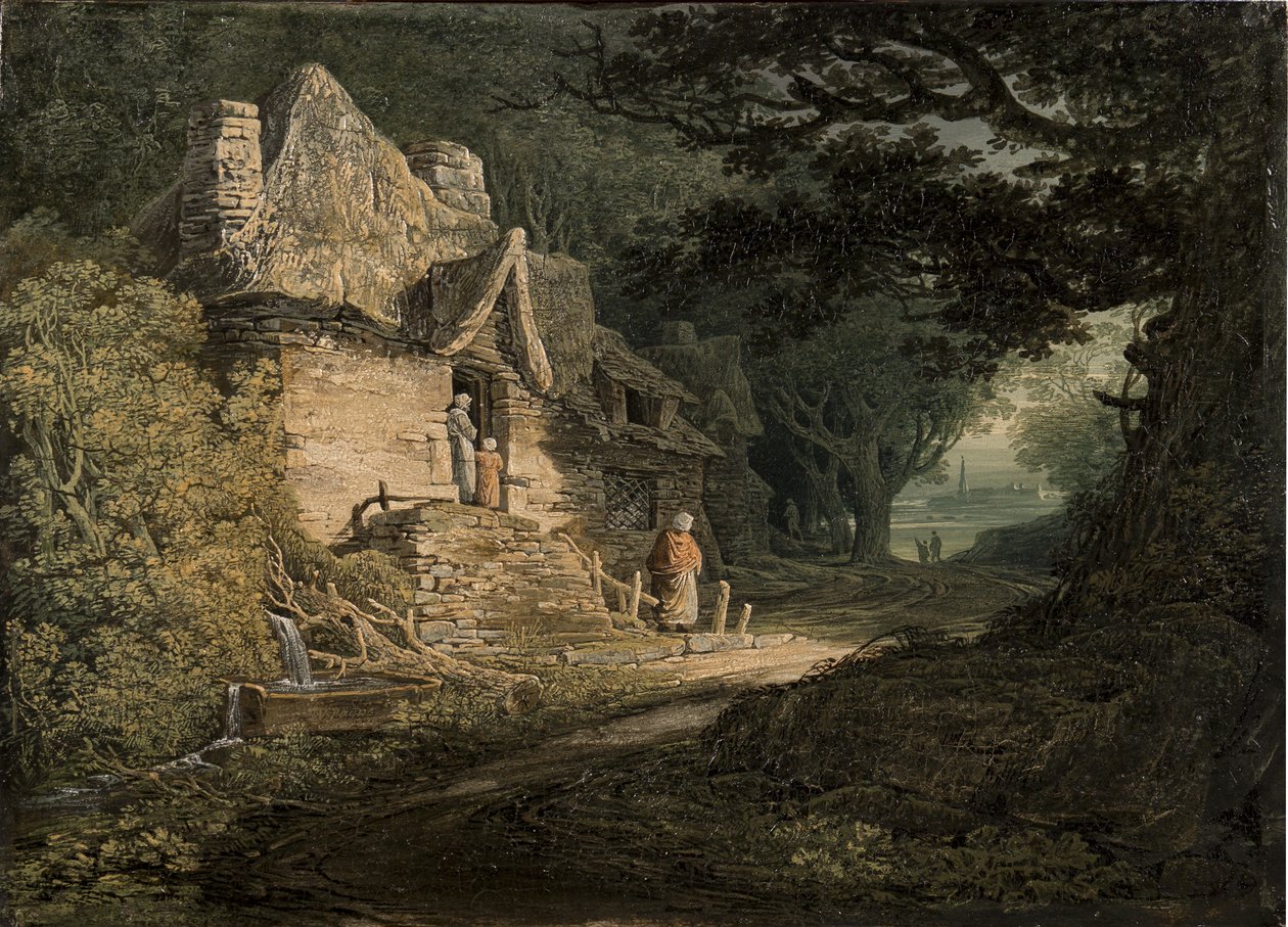 Mökki metsäpolun varrella, 1797 tekijältä William Payne
