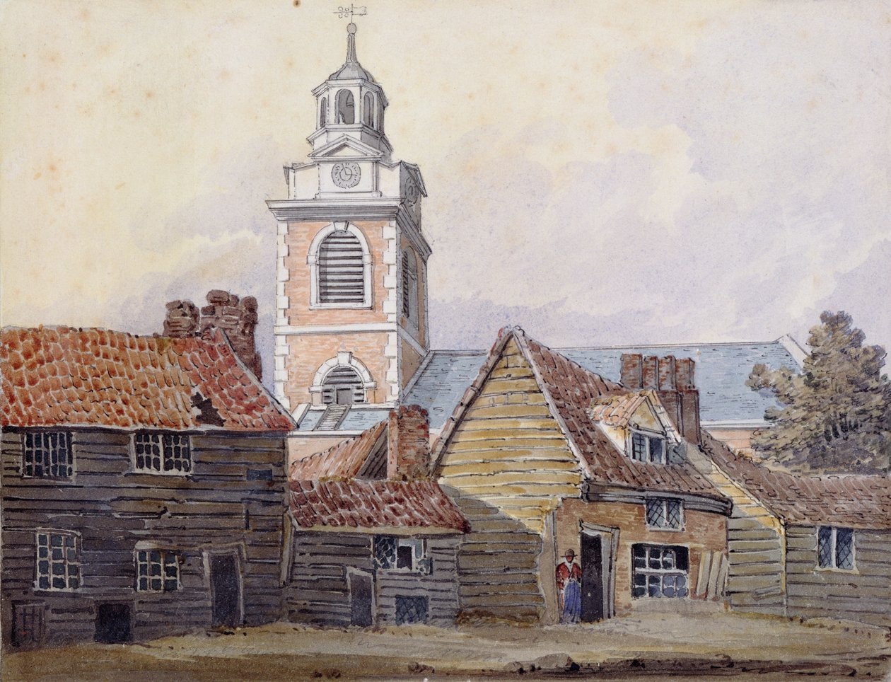 Näkymä Christchurchiin, 1810 tekijältä William Pearson